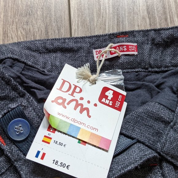 [KIDS 2/$40] NWT Toddler Girl (4T) - DPAM Herringbone Bubble Skirt - Picture 5 of 6